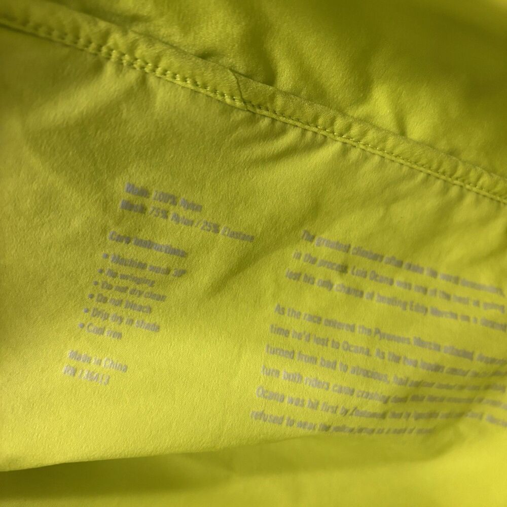 Rapha Men’s Large Cycling Classic Gilet Vest Yellow Chartreuse Lightweight - Picture 6 of 8